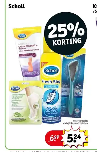 Kruidvat Scholl aanbieding