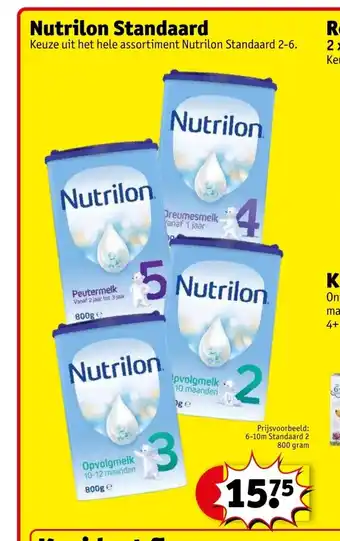 Kruidvat Nutrilon Standaard aanbieding