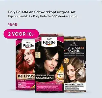 DA Poly Palette En Schwarzkopf Uitgroeiset aanbieding