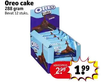 Kruidvat Oreo cake 288 gram aanbieding