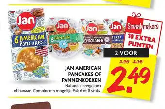 Dekamarkt Jan American Pancakes Of Pannenkoeken aanbieding