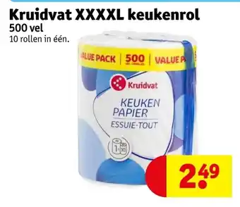 Kruidvat XXXXL keukenrol aanbieding