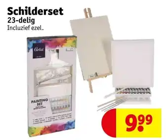 Kruidvat Schilderset aanbieding