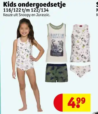 Kruidvat Kids ondergoedsetje aanbieding