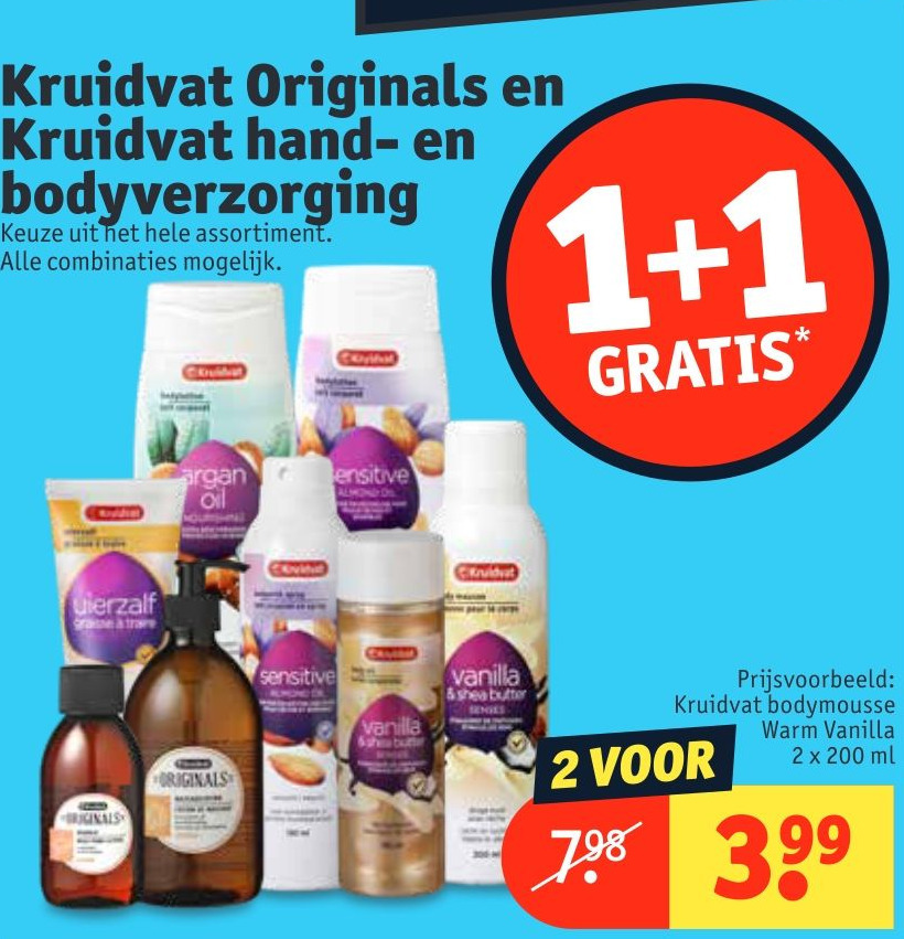 Kruidvat Originals en Kruidvat hand en aanbieding bij Kruidvat