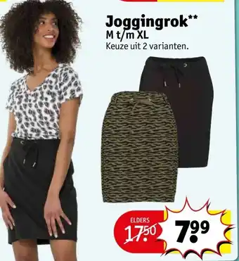 Kruidvat Joggingrok** aanbieding