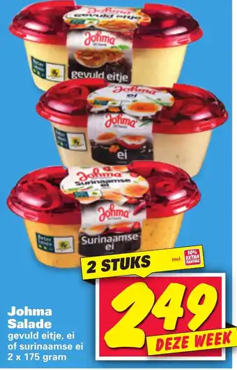 Nettorama Johma salade 2*175g aanbieding