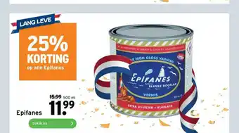 GAMMA Epifanes 25% Korting aanbieding