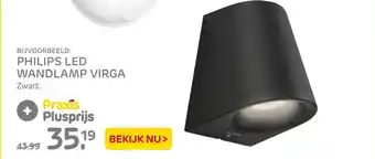 Praxis Philips LED Wandlamp Virga aanbieding