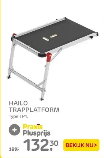 Praxis Hailo Trapplatform Type TP1 aanbieding