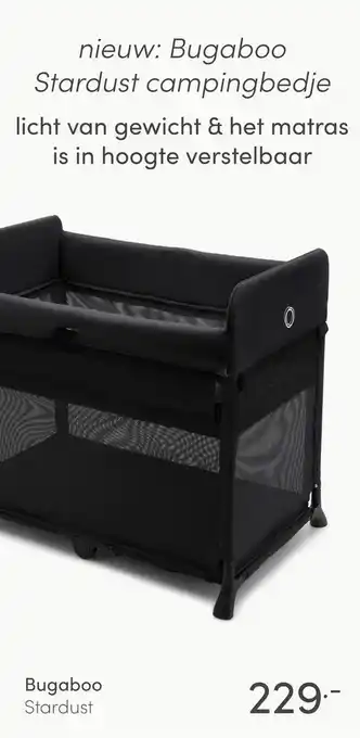 Baby & Tiener Bugaboo Stardust aanbieding