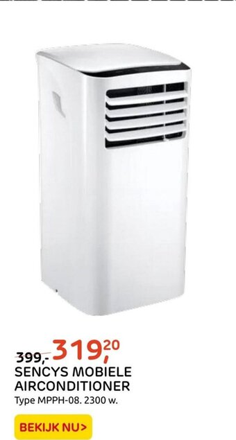 Praxis Sencys Mobiele Airconditioner MPPH-08 2300W aanbieding