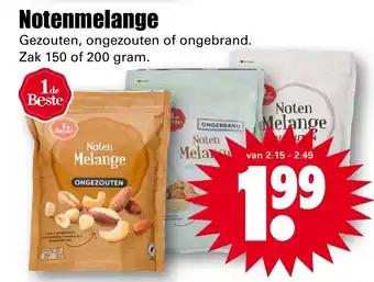 Dirk Notenmelange 150g aanbieding