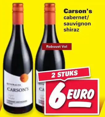 Nettorama Carson's 2*750ml aanbieding