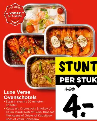 Vomar Voordeelmarkt Luxe Verse Ovenschotels aanbieding