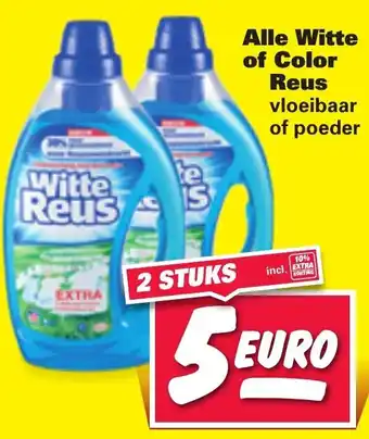 Nettorama Witte of Color Reus 2 st aanbieding