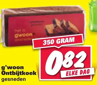 Nettorama G'woon Ontbijkoek 350g aanbieding