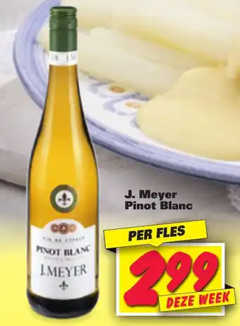 Nettorama J. Meyer Pinot Blanc 750ml aanbieding