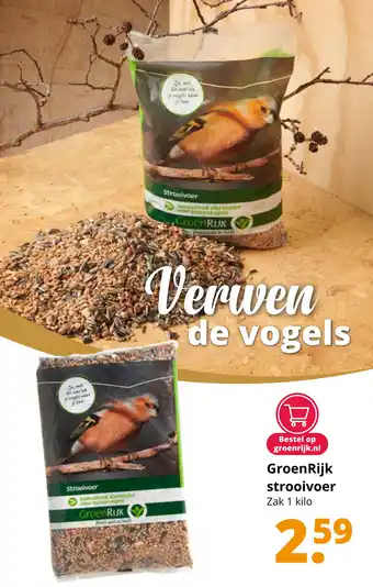 GroenRijk GroenRijk strooivoer aanbieding