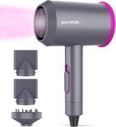 Bol.com Purelab Föhn met Diffuser - Ionische Haardroger - 3 Standen - Zwart aanbieding