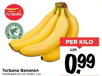 Vomar Voordeelmarkt Turbana bananen 1kg aanbieding