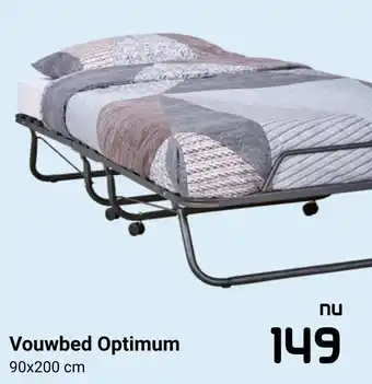 Beddenreus Vouwbed Optimum 80x200cm aanbieding