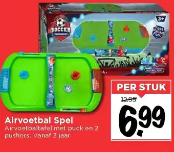 Vomar Voordeelmarkt Airvoetbal spel aanbieding