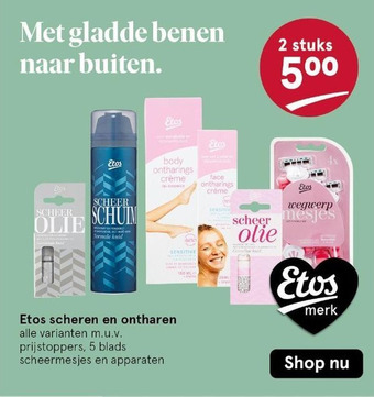 Etos Etos scheren en ontharen aanbieding