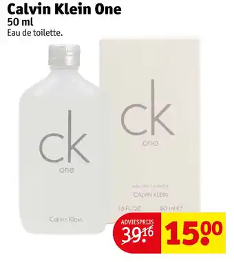 Kruidvat Calvin Klein One aanbieding