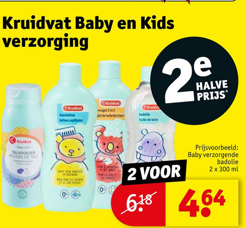 Kruidvat Baby en Kids aanbieding bij Kruidvat