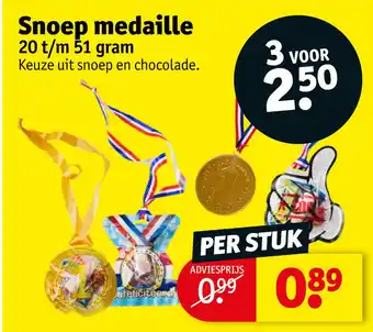 Kruidvat Snoep medaille aanbieding