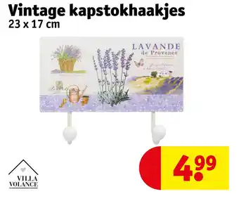 Kruidvat Vintage kapstokhaakjes aanbieding