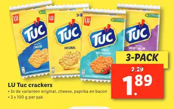 Lidl LU Tuc crackers aanbieding