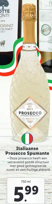 Lidl Italiaanse Prosecco Spumante aanbieding