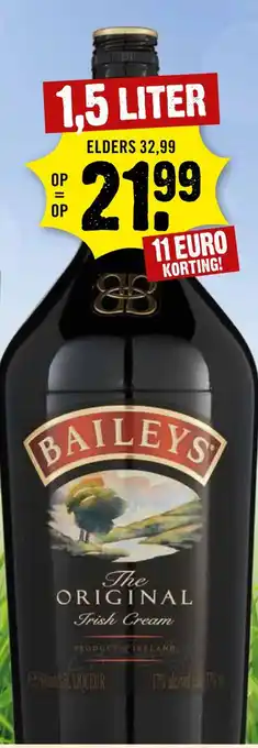 Dirck 3 Baileys 1.5 liter aanbieding