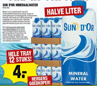 Dirck 3 Sun d'or mineraalwater aanbieding