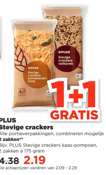 PLUS PLUS Stevige crackers aanbieding