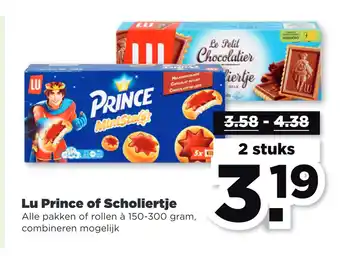 PLUS Lu Prince of Scholiertje aanbieding