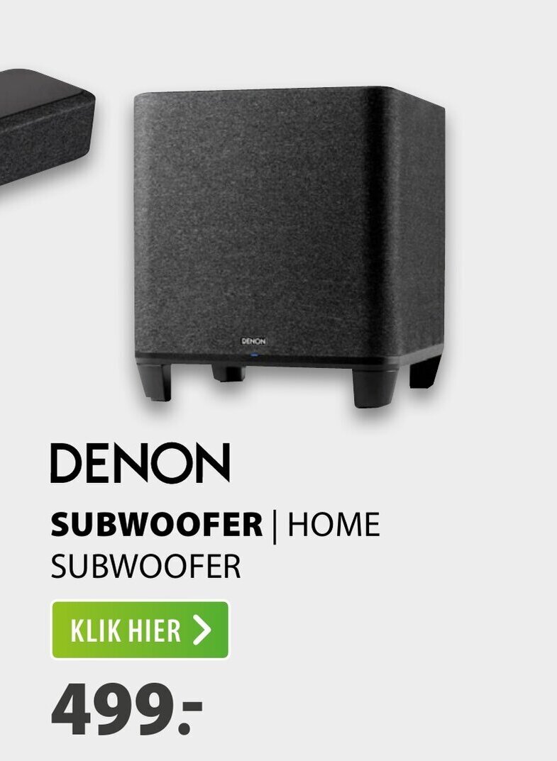 Denon Subwoofer Home Subwoofer aanbieding bij Expert