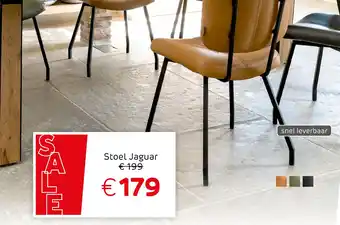 Henders & Hazel Stoel Jaguar aanbieding