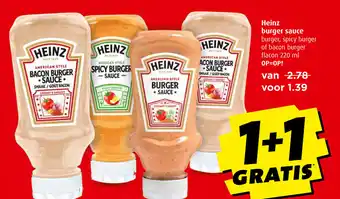 Boni Heinz burger sauce 220ml aanbieding