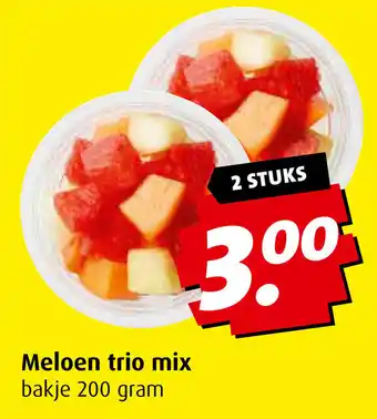 Boni Meloen trio mix 200g aanbieding