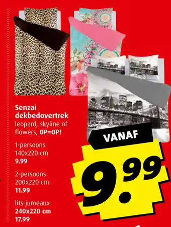 Boni Senzai dekbedovertrek aanbieding