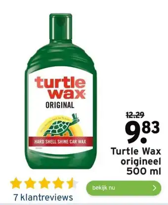 GAMMA Turtle Wax origineel 500 ml aanbieding