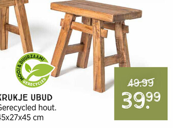 Xenos Krukje ubud aanbieding