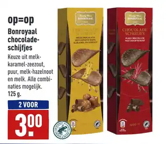 ALDI Bonroyaal chocolade- schijfjes S aanbieding