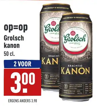 ALDI Grolsch kanon aanbieding