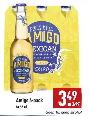 ALDI Amigo 6-pack 6x33 cl. aanbieding