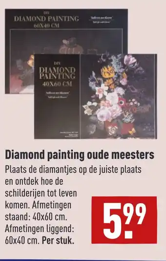 ALDI Diamond painting oude meesters aanbieding