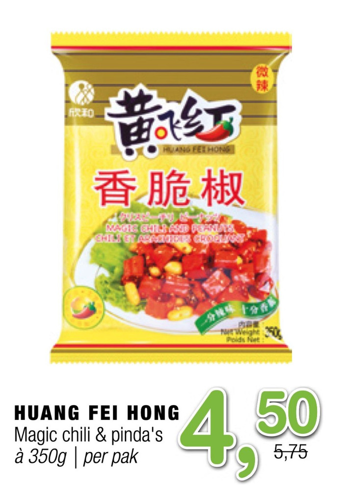 Amazing Oriëntal HUANG FEI HONG Magic chili & pinda's aanbieding